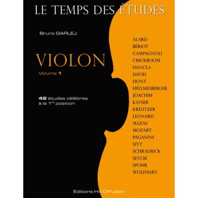 Méthodes et pédagogie HIT DIFFUSION GARLEJ B. - LE TEMPS DES ETUDES - VIOLON Violon