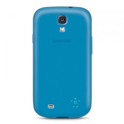 Belkin Grip Sheer Matte - Beschermhoes voor mobiele telefoon - plastic - topaas - voor Samsung Galaxy S4