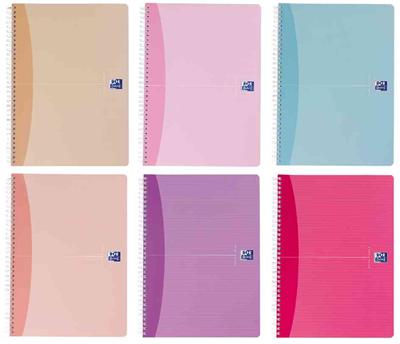 Oxford - Cahier spirale beauty , A4+, quadrillé, 90 feuilles