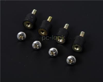 Laing - Fixations Anti-Vibrations pour Pompe Watercooling Laing Pro
