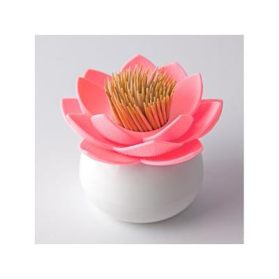 Porte piques apéritif ou cure-dents - Lotus rose - Qualy