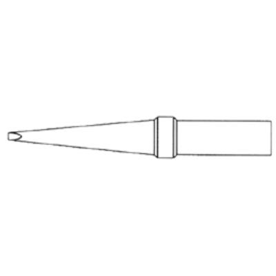Weller 4ETL-1 Panne de fer à souder forme longue Taille de la panne 2 mm Longueur de la panne 44 mm Contenu