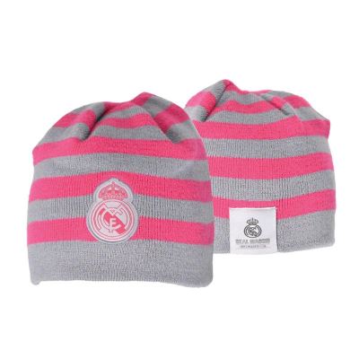Bonnet à rayures Real Madrid pour femmes