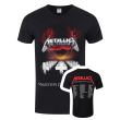 T-shirt Metallica MOP 86 European Tour Homme Noir