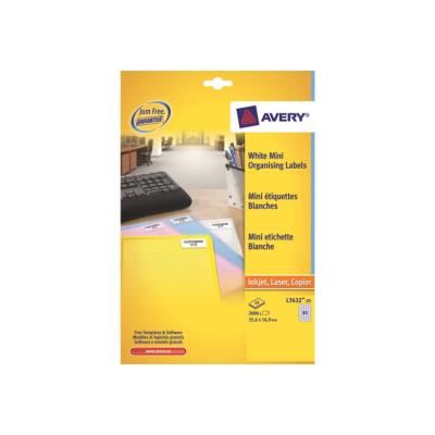 Avery L7632 - etiketten retouradres - 2000 etiket(ten)