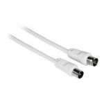 Câble Antenne TV KabelDirekt 4K - Coaxial 90° Coudé 1,5m - Pour DVB-T/T2/C/S - Blindage Cuivre - Noir