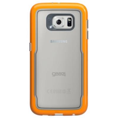 Gear4 IceBox Shock - Achterzijde behuizing voor mobiele telefoon - polycarbonaat, D3O - oranje - voor Samsung Galaxy S6 edge