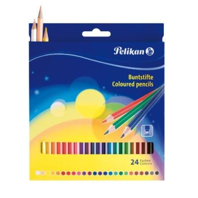 Pelikan crayons de couleur standard bs24ln,?tui de 24 carton 724013