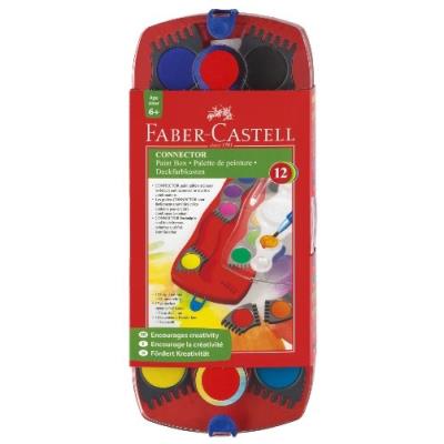 Faber-Castell Palette De Peinture 12 Couleurs 125023