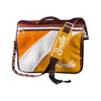 Smile Reversible 70s HOME L - sac à bandoulière pour appareil-photo avec objectifs et notebook