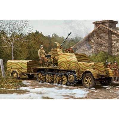 Trumpeter - Véhicule semi-chenillé allemand 3.7cm Flak 43 (Sd.Kfz 7/2) auf Selbstfahrlafette