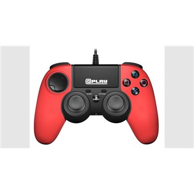 @PLAY Manette filaire PS4 Plap rouge  licenci&eacute;e Sony 