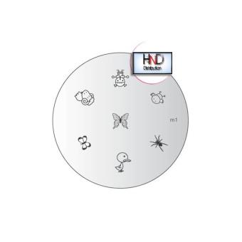Plaque konad m81 officielle pour le stamping nail art - 1