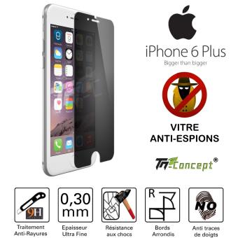 Achat Verre trempe anti espion iphone 6 plus à prix discount