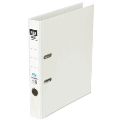 Elba - classeur rado classique lux brillant, dos: 50 mm, blanca4,reliure extérieure intérieure affiné avec de la acryliqueintéri