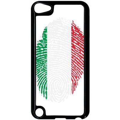 Coque ipod touch 5 empreinte digitale drapeau italie italy