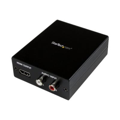 StarTech.com Component / VGA-video en audio-naar-HDMI-converter - PC-naar-HDMI - 1920x1200 videoconverter - zwart
