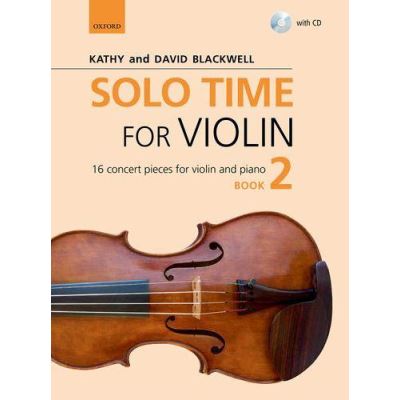 Solo Time for Violin Book 2 + CD: 16 concert pieces for violin and piano (Fiddle Time) - [Version Originale]