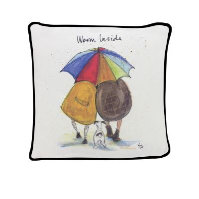 Sam Toft Coussin Warm Inside 40 x 40 cm Blanc