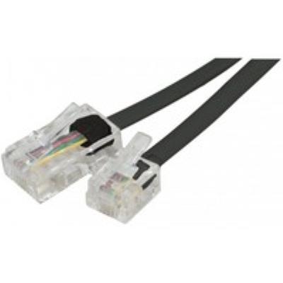 Cordon téléphonique RJ11 vers RJ45 Noir - 3.00M