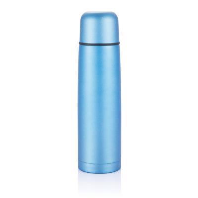 Bouteille thermos en acier inoxydable, bleu