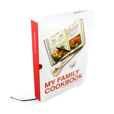 Livre pour Mes recettes rouge 216 pages - 16 x 22 x 3 cm