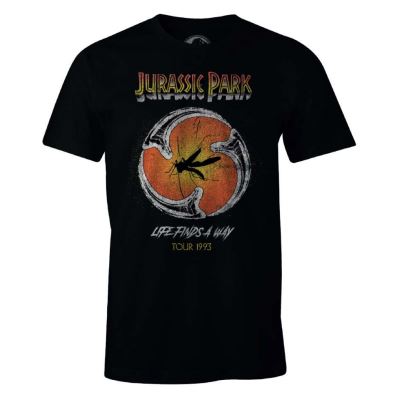 T-shirt Jurassic Park - Ambre logo