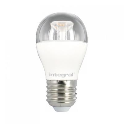 Integral led ilp45e27c6.5d27kbewa ampoule led e27 mini globe 6,5 w 2700 k 470 lm dimmable plastique aluminium nickel brossé verr