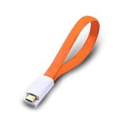 Cable Atlantis Land 0.2m USB 2.0 A - Micro USB 2.0 B M/M Orange