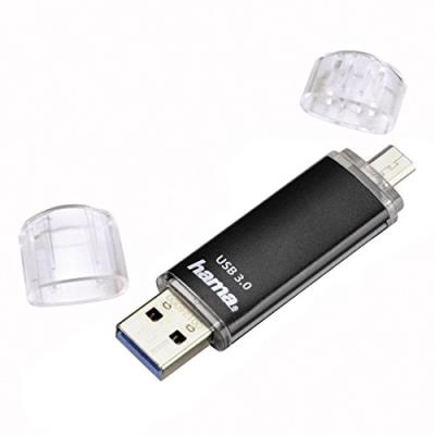 Hama Noir Flashpen Laeta Clé (128Go 45 Mbit/S Usb 3.0 (Noir)