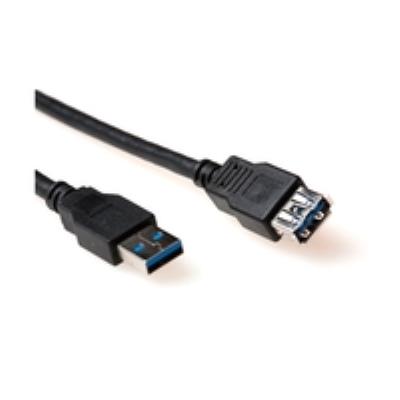 Usb3.0 A-A 0.5M M-F Black Microconnect Usb3.0Aaf05B