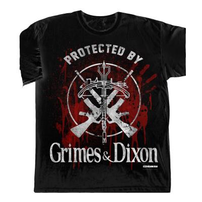 Walking Dead - T-Shirt Grimes & Dixon Protection (XL)