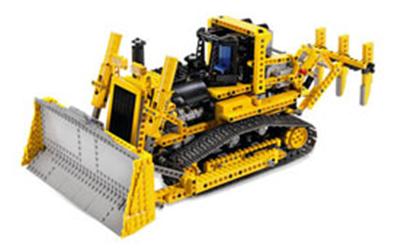 8275 Le Bulldozer motorisé, Lego Technic