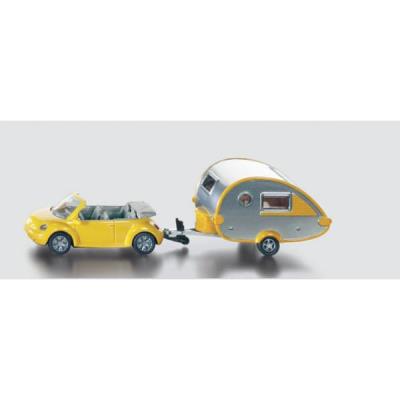 Voiture avec caravane