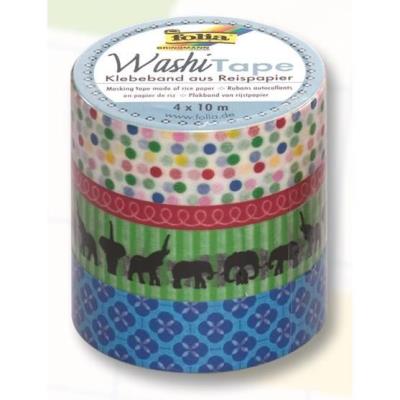 FOLIA Set de 4 Washi-Tape Happy Birthday