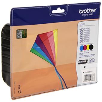 Brother Lc 223 Cartouche D Encre D Origine Value Pack Noir Cyan Magenta Jaune Papier Pour Imprimante Achat Prix Fnac