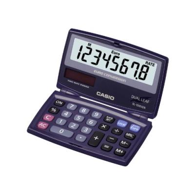 Casio MS-100BM - Calculatrice de bureau - 10 chiffres - panneau solaire,  pile