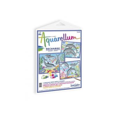 Fun Frag / Ed Debroise - Recharge Aquarellum – Dauphins
