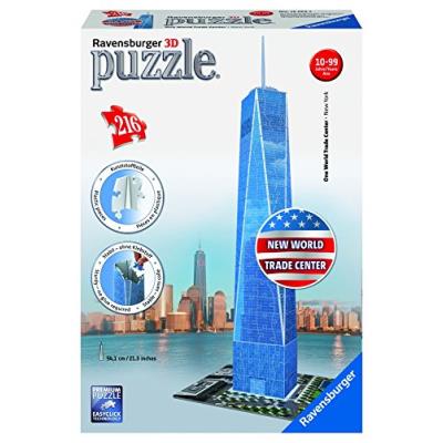 Ravensburger - 12562 - puzzle 3d - building one world trade center - 216 pièces