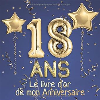 18 Ans Le Livre D Or De Mon Anniversaire Un Livre D Or De La Fete Du 18e Anniversaire 100 Pages Format 21 X 21 Cm Nlfbp Editions Broche Nlfbp Editions Achat Livre Fnac