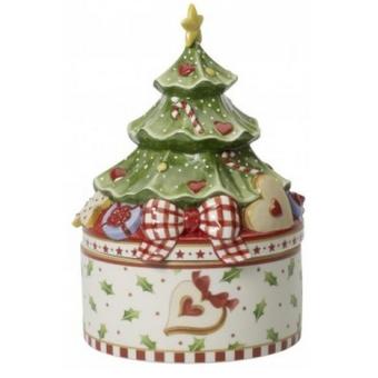 Villeroy Boch Boite A Biscuits En Porcelaine Arbre De Noel Winter Bakery Achat Prix Fnac