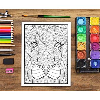 Cahier de coloriages A4 - Papier Tigre