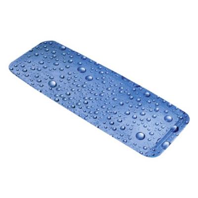 Kleine wolke 5313769001 bubble tapis de bain antidérapant bleu 36 x 92 cm