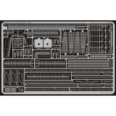 MAQUETTE USS CV-14 TICONDEROGATRUM/350 EDUARD 53030