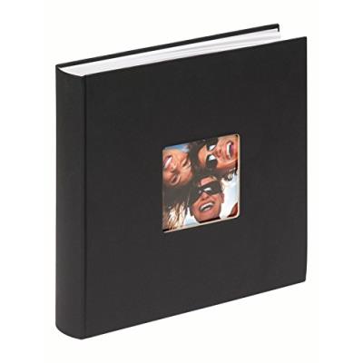 Walther, fun, album de photos, fa-208-b, 30x30 cm, 100 pages blanches, noir