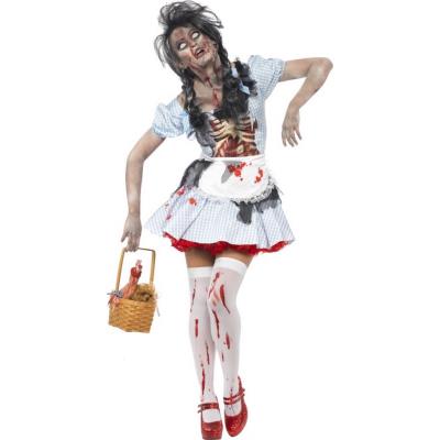 Déguisement zombie chaperon femme Halloween Small