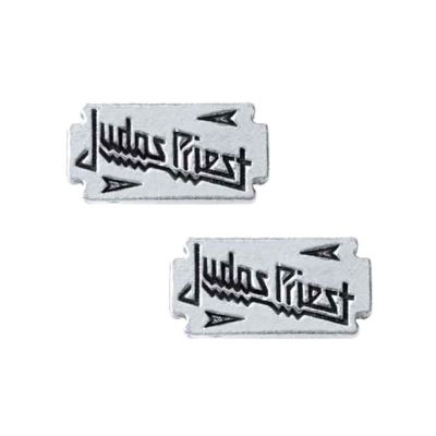 Boucles d'Oreilles Logo Alchemy Rocks Judas Priest Razorblade Logo