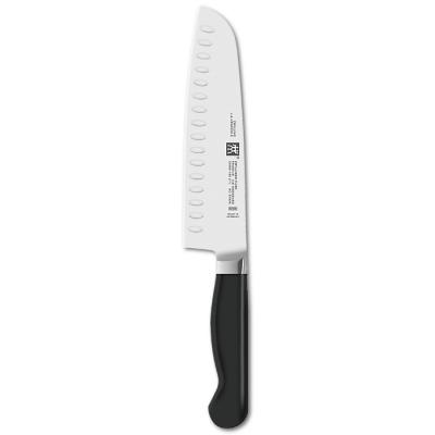 ZWILLING 33608-181 PURE COUTEAU SANTOKU AVEC ALVÉOLES 18 CM