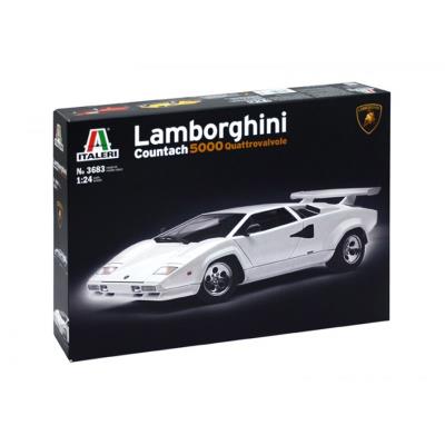 Maquette de voiture : Lamborghini Countach 5000 Quattrovalvole Italeri