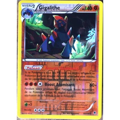 carte Pokémon 50/119 Gigalithe 140 PV - SUPER RARE REVERSE XY04 NEUF FR État correct - Pokémon reconditionné disponible sur Fnac